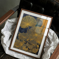 Golden Petals Paint Midnight Gardens