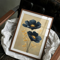 Midnight Blooms Against Golden Dawn