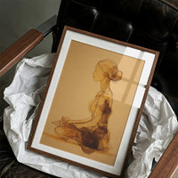 Sepia Lines Draw Morning Peace