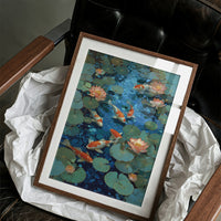 Koi Dance Through Lotus Dreams