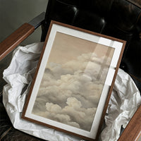 Clouds Rest Against Library Windows