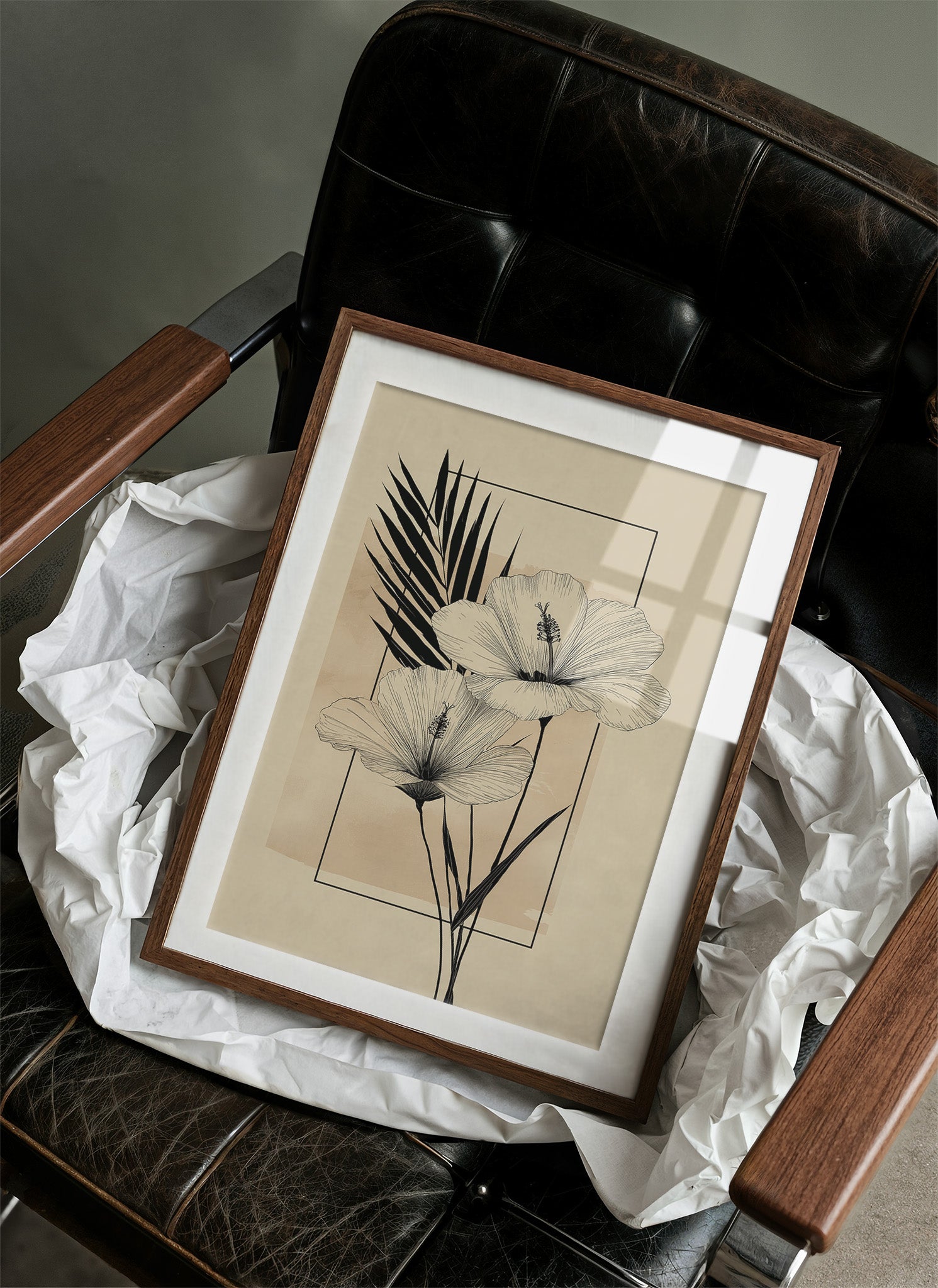 Tropical Lines Meet Gentle Petals