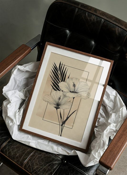 Tropical Lines Meet Gentle Petals