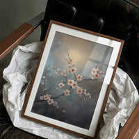 Cherry Blossoms Pierce Storm Clouds