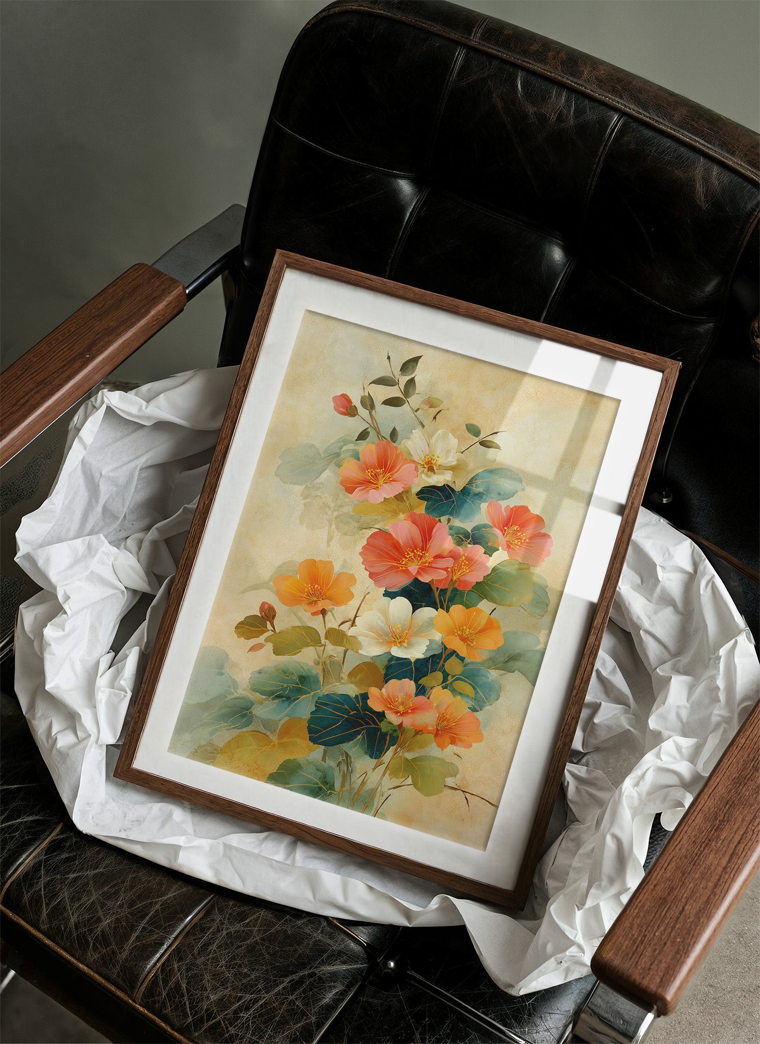 Coral Blooms Between Library Lines