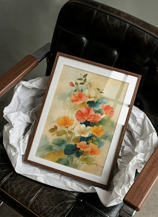 Coral Blooms Between Library Lines