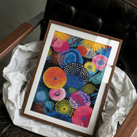 Tropical Blooms Dance At Midnight