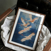 Dancing Cranes Paint The Sky