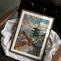 Cherry Blossoms Crown Ancient Streets