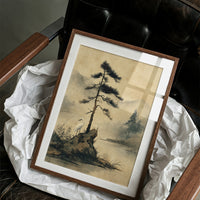 Lone Pine Guards Misty Waters