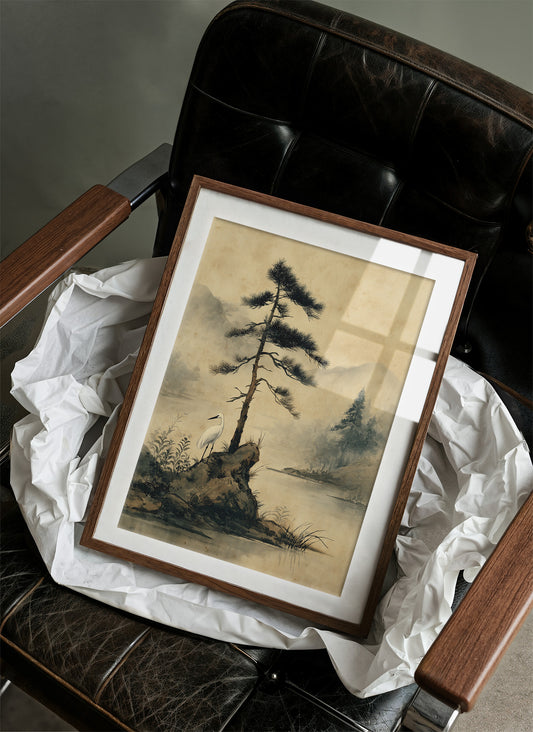 Lone Pine Guards Misty Waters