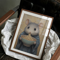 Tiny Master Savors Noodle Wisdom