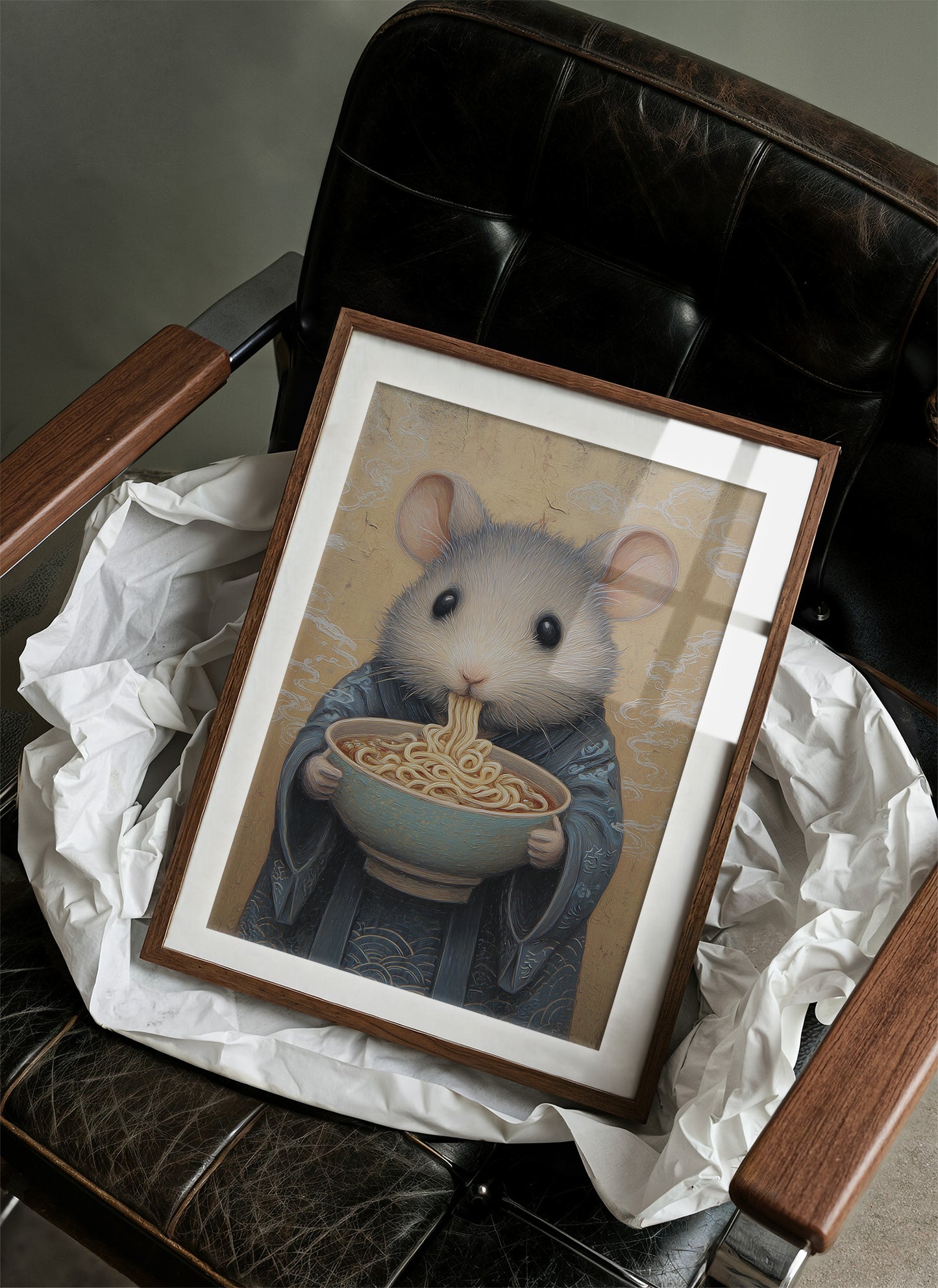 Tiny Master Savors Noodle Wisdom