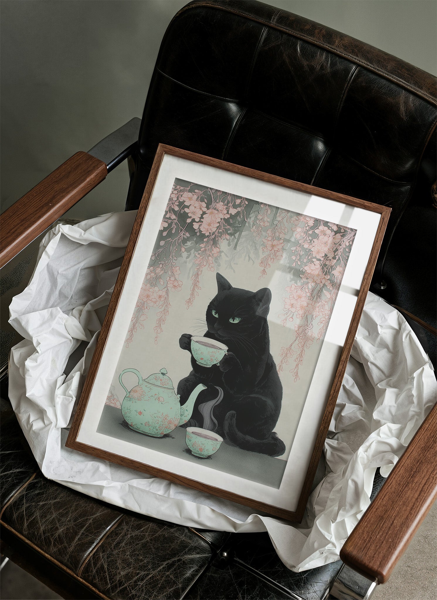 Black Cat's Cherry Blossom Tea Time