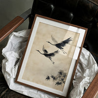 Cranes Paint Their Morning Dance