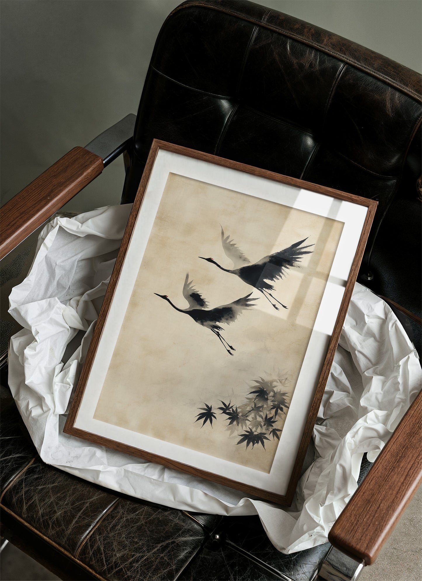 Cranes Paint Their Morning Dance