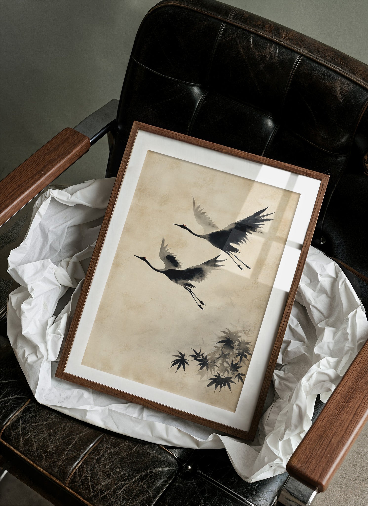 Cranes Paint Their Morning Dance