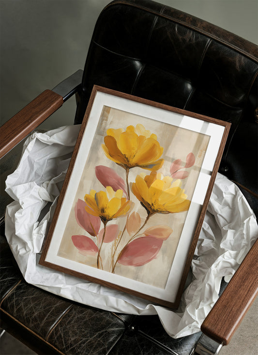 Golden Petals Dance In Morning Light