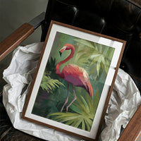 Tropical Grace Among Palm Shadows