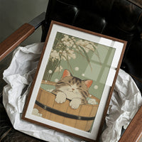 Kitten's Bamboo Bath Sanctuary Dreams