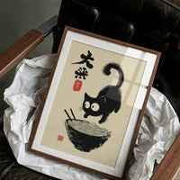 Curious Kitten Discovers Noodle Magic