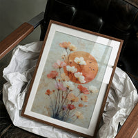 Wild Poppies Dance At Sunset