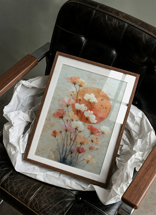 Wild Poppies Dance At Sunset