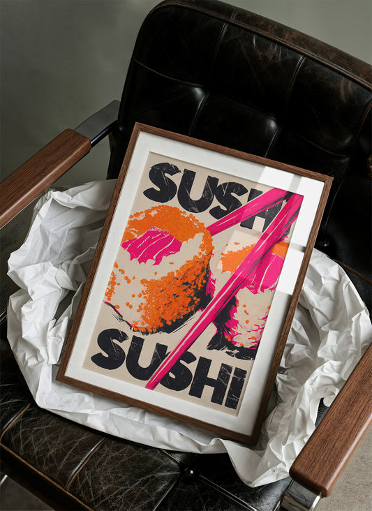 Bold Letters Dance In Neon Heat