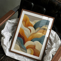 Waves Of Honey Meet Ocean Blue