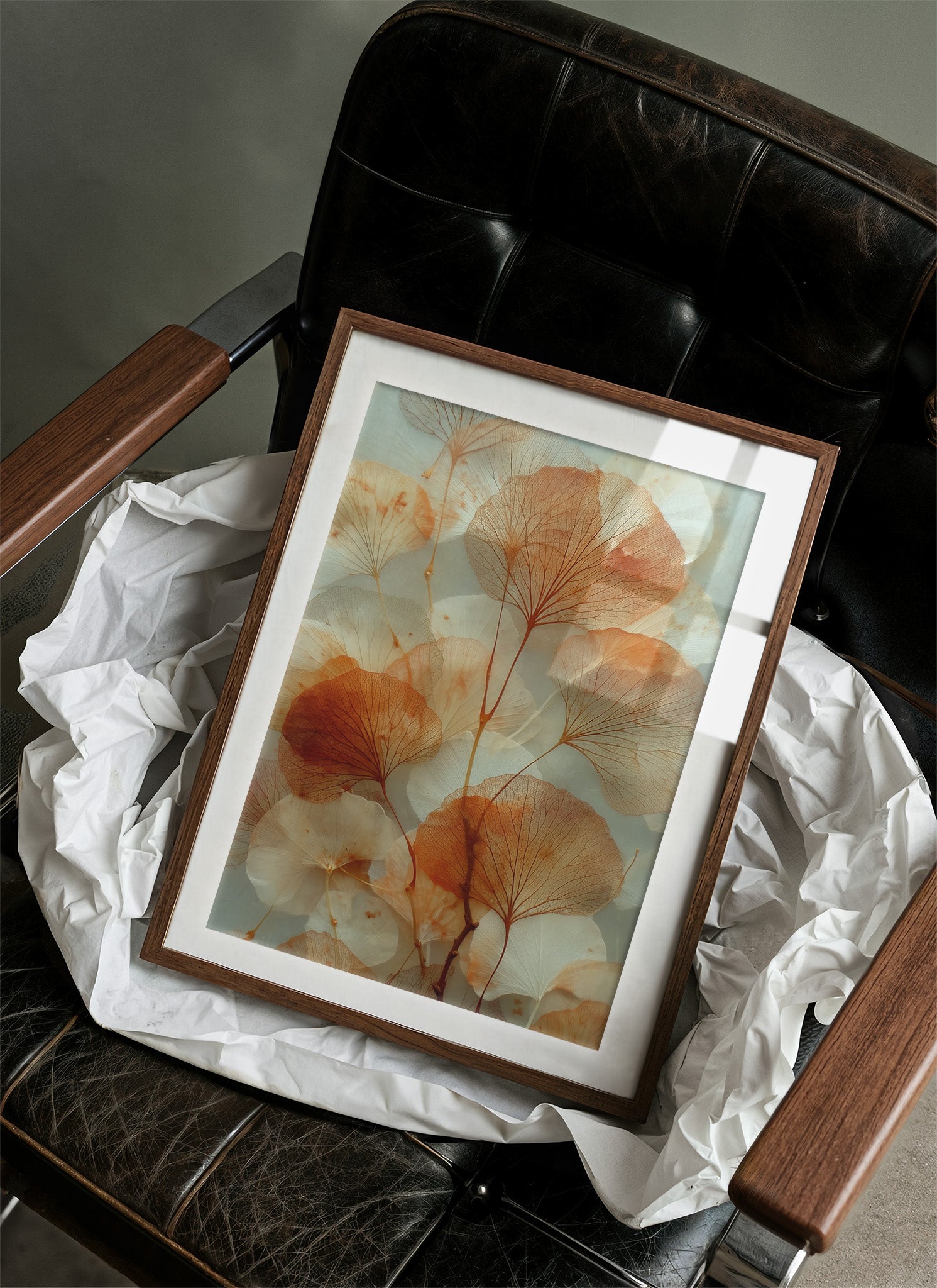 Copper Petals Dance In Light