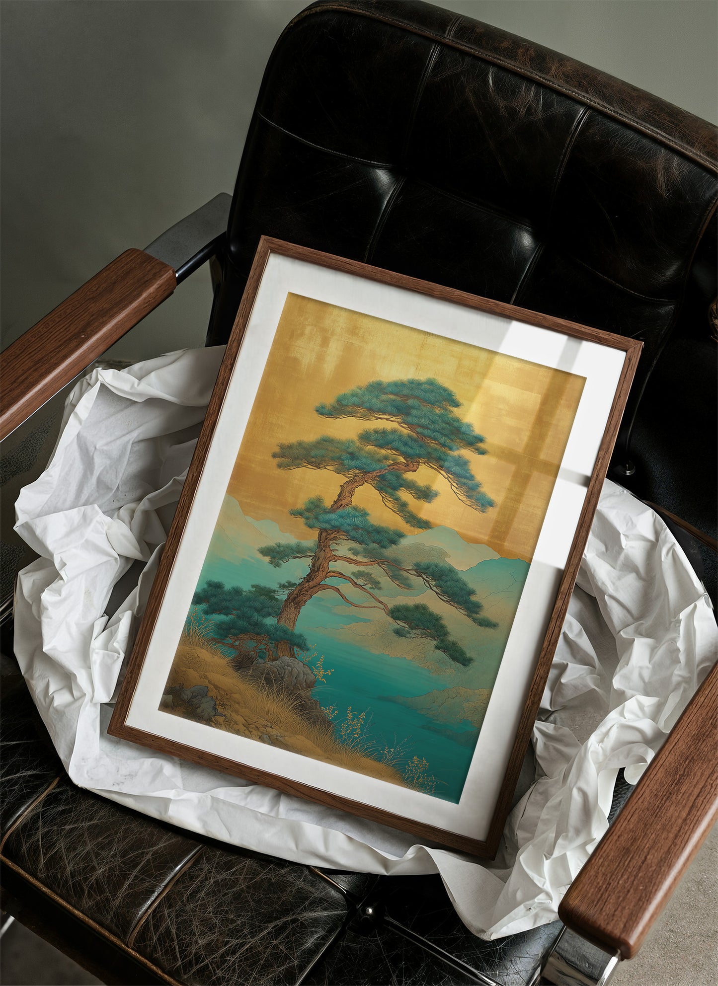 Lone Pine Greets Turquoise Dawn