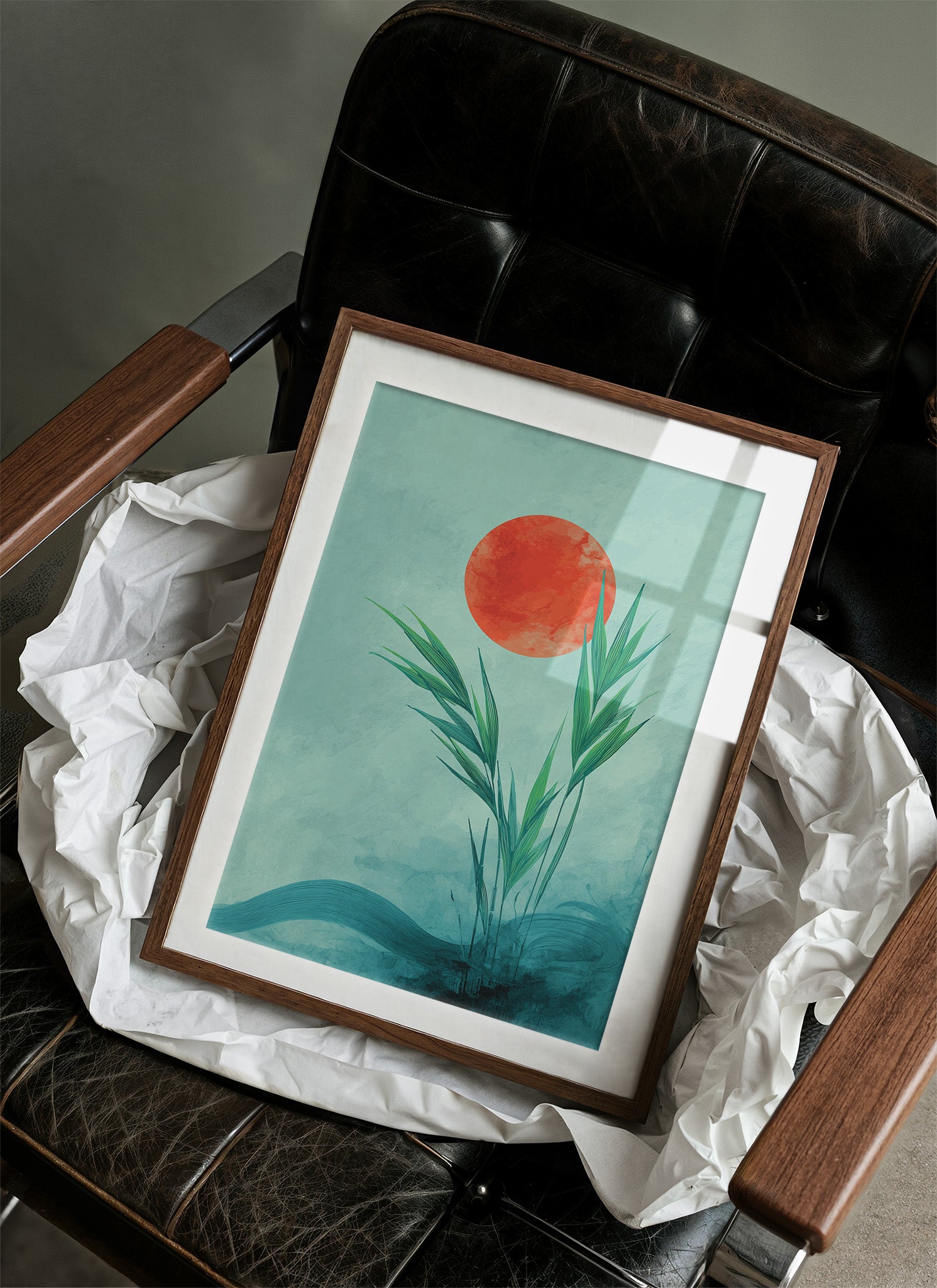 Bamboo Bows To Coral Sun