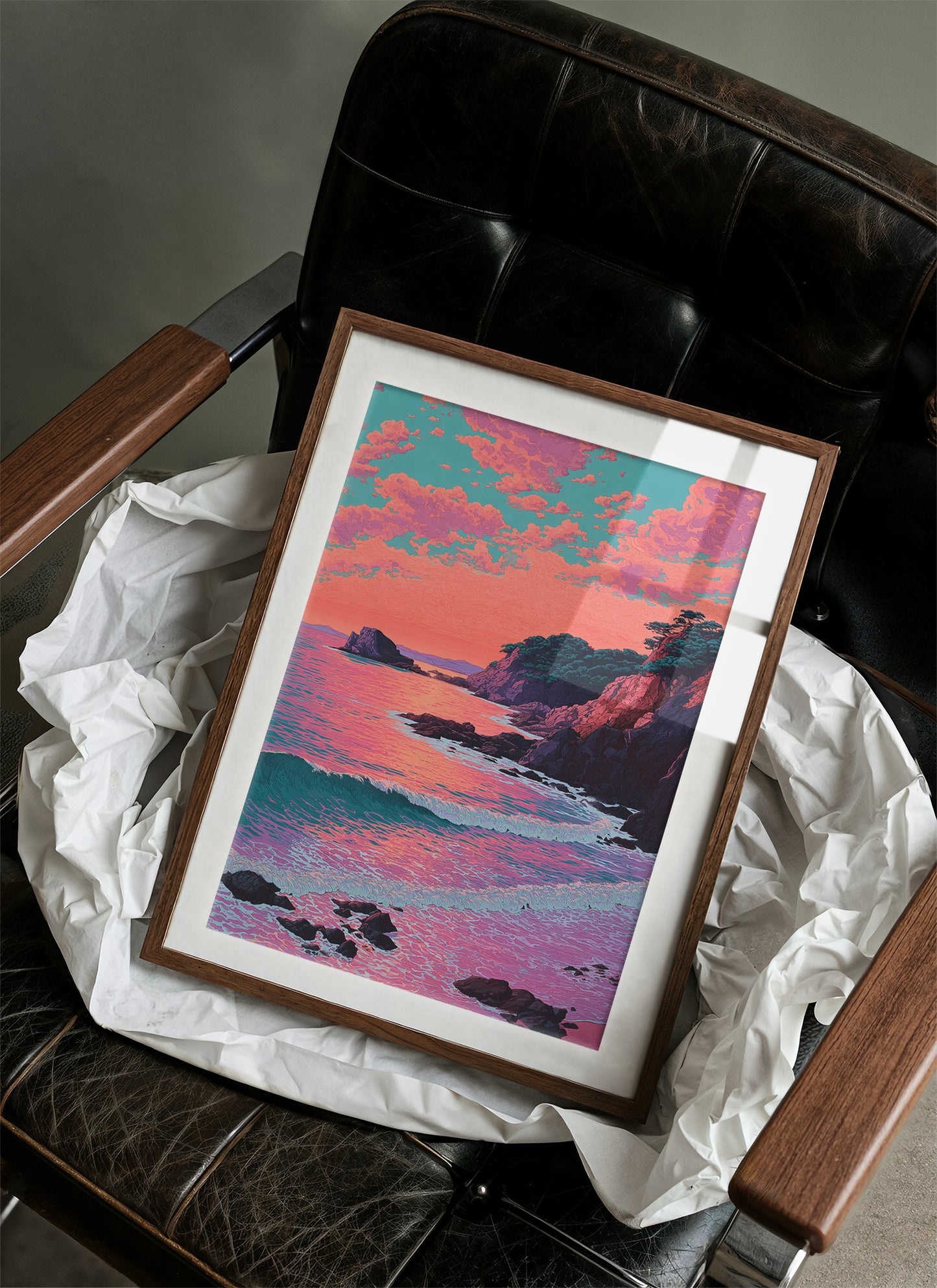 Coral Skies Paint Pacific Dreams