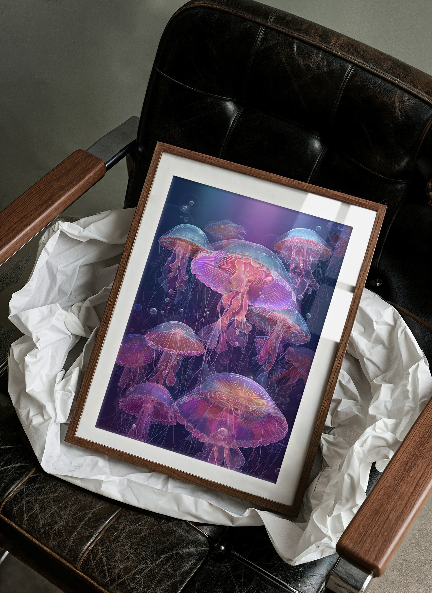 Deep Ocean Ballet In Neon Light