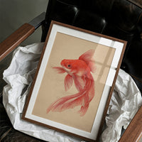 Red Fins Dance In Morning Light