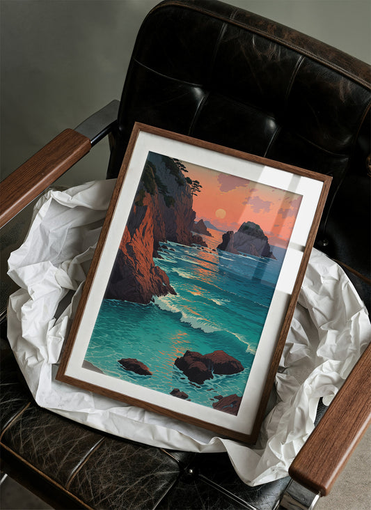 Coastal Cliffs Paint Summer's Farewell