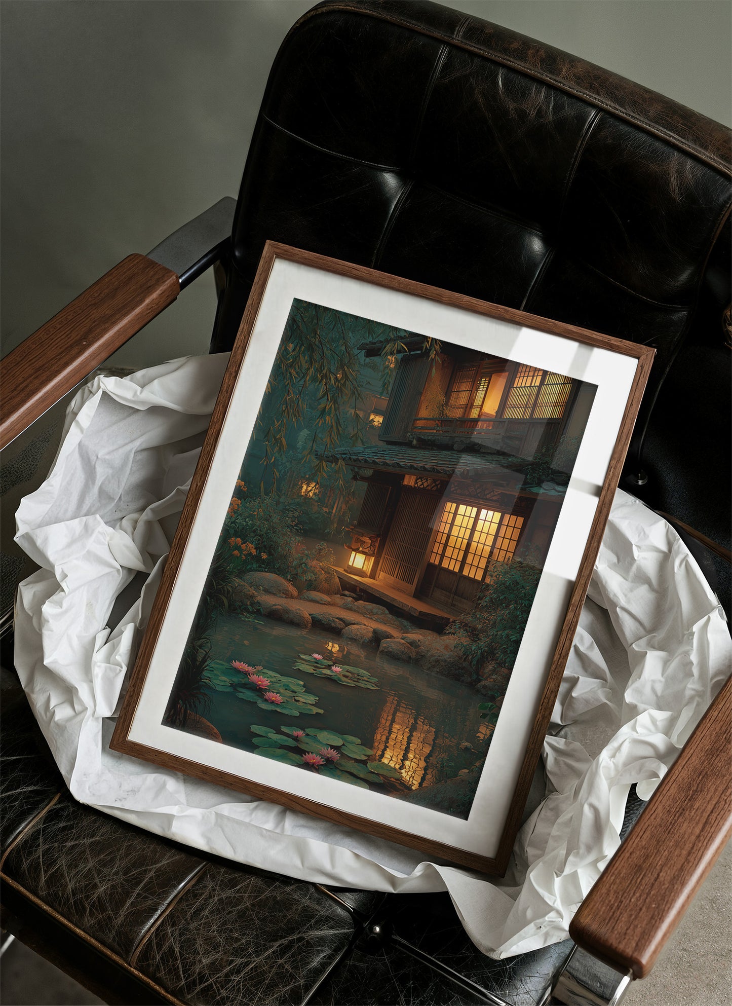 Lotus Dreams In Twilight Garden