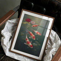 Koi Dance Among Lotus Dreams