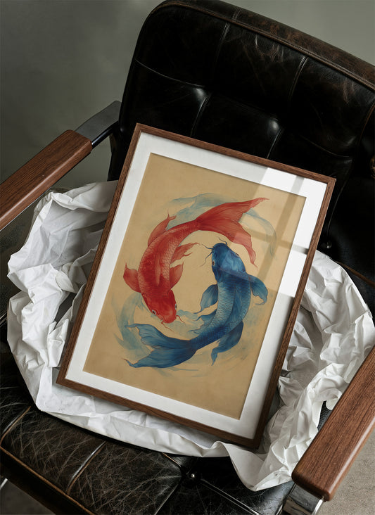 Koi Circle Their Ancient Dance