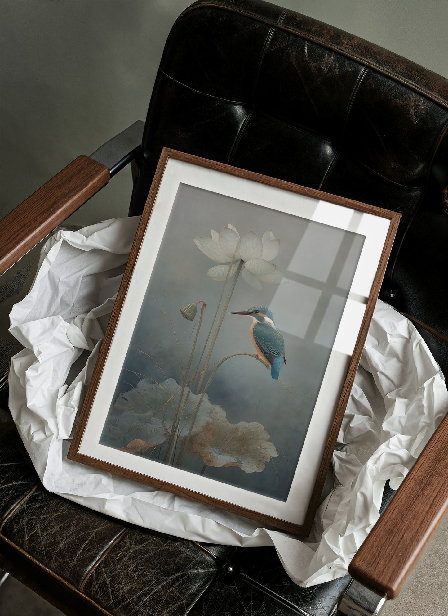 Blue Hunter Finds Morning Mist