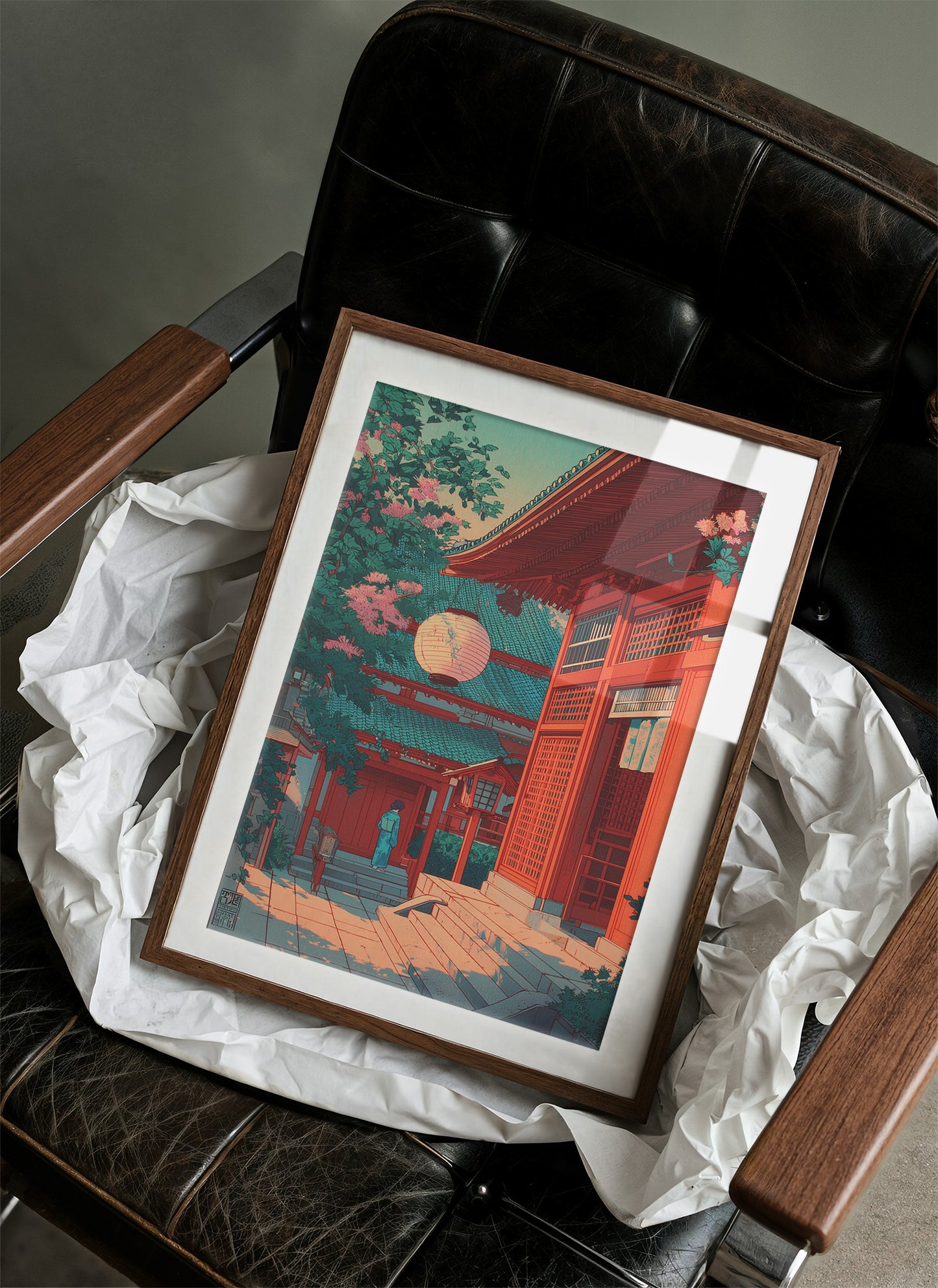 Lanterns Guide The Temple Path