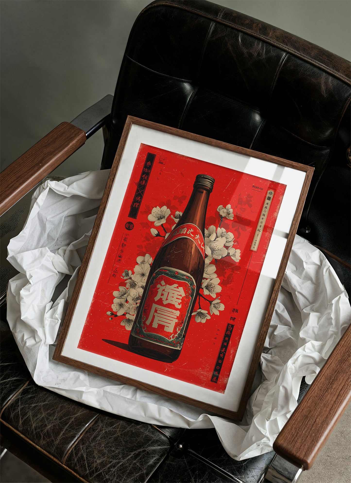 Cherry Blossoms Dance With Vintage Sake
