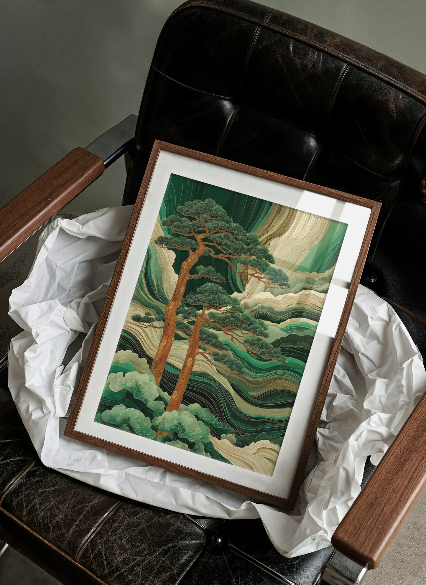 Emerald Winds Shape Ancient Pines