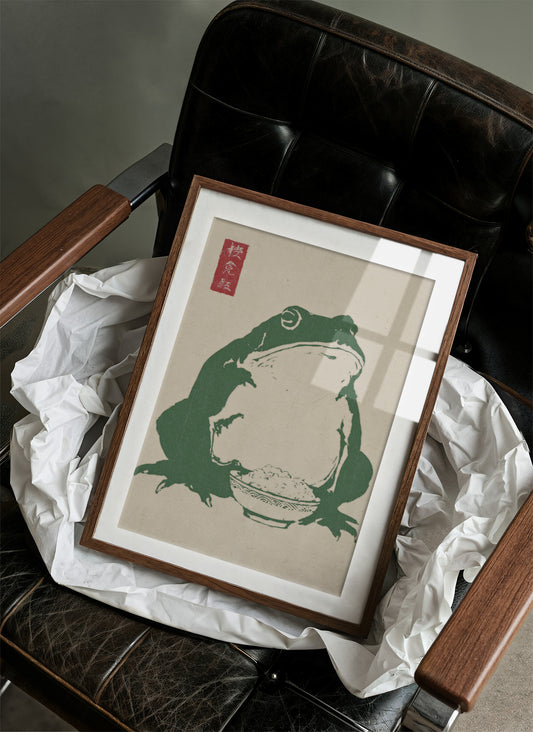 Wise Toad Serves Rice At Dawn