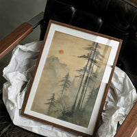 Tall Pines Meet Rising Sun