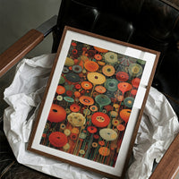 Midnight Garden Blooms In Fire