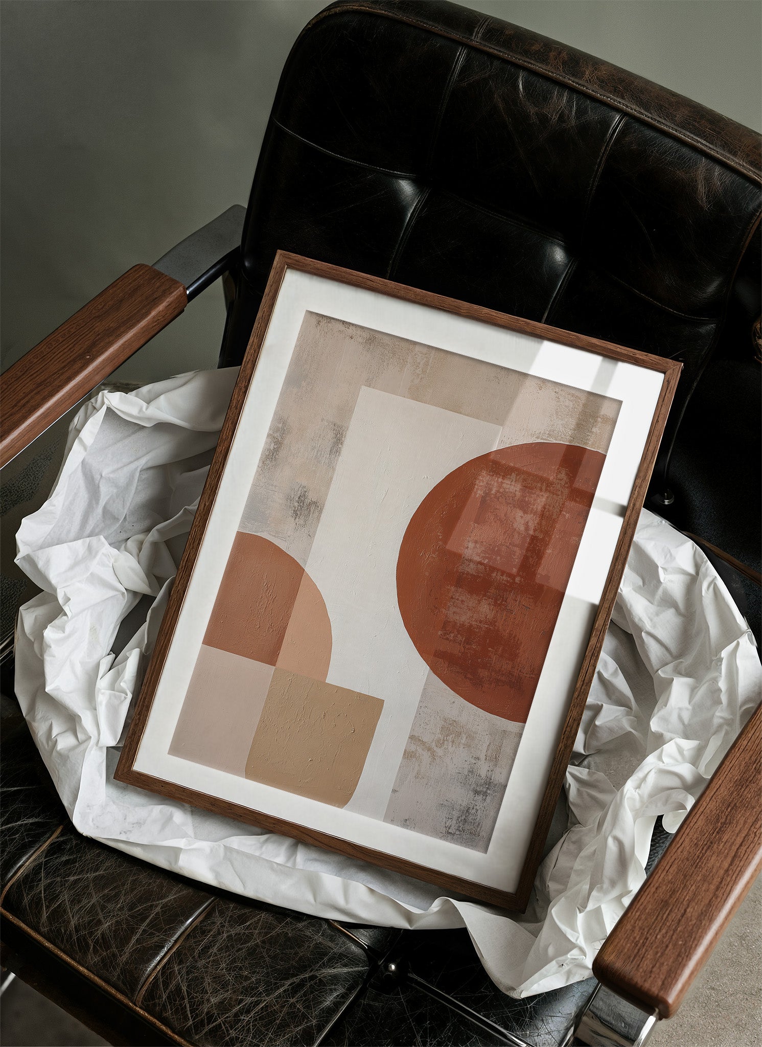 Terracotta Moons Shape Morning Light