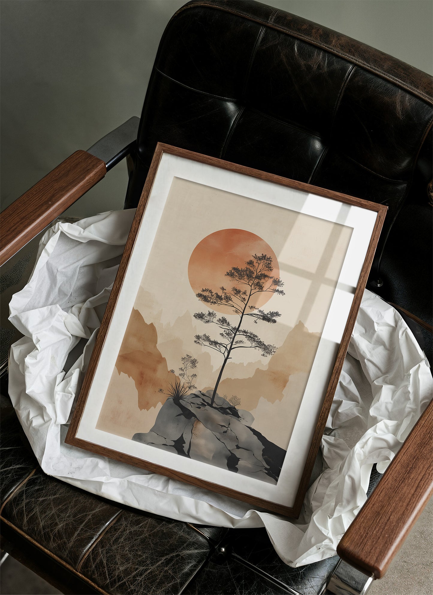 Lone Pine Greets The Copper Sun