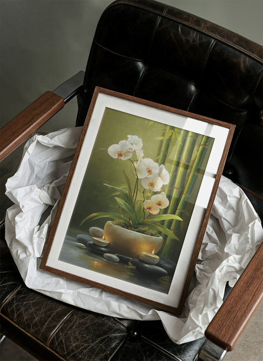 Bamboo Grove Holds Orchid Dreams