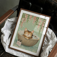 Bubble Bath Under Cherry Blossoms